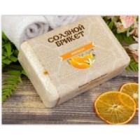 Соляной брикет "Соляная баня" с цедрой Апельсина вес 1,35 кг